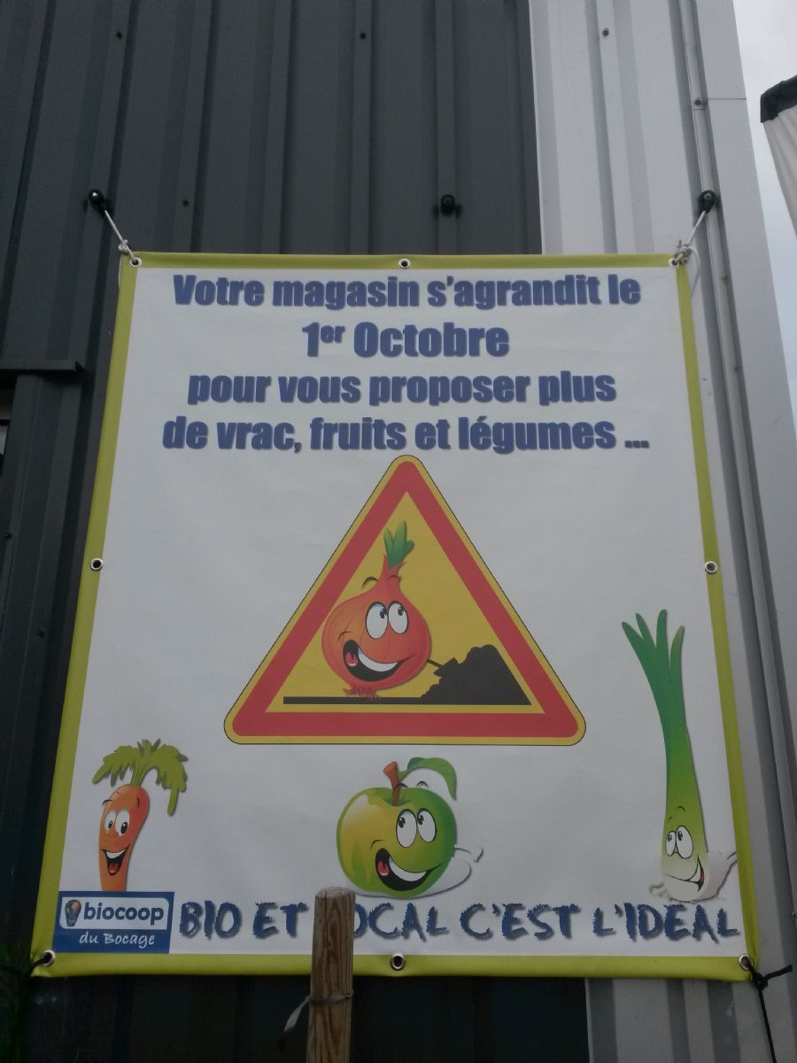 Votre Biocoop s'agrandit! Votre Biocoop s'agrandit!